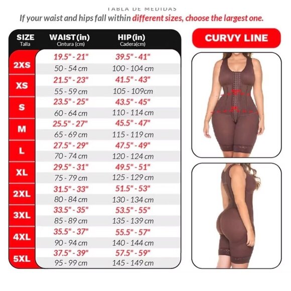 LUXEHEAL Hourglass-High Compression Mid Thigh w/Bra Stage 2/3 FAJA NWT M Post-Op - Picture 3 of 12